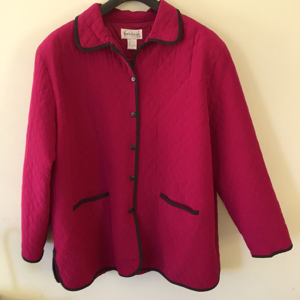 Diane Von Furstenberg 1X 100% Silk Jacket